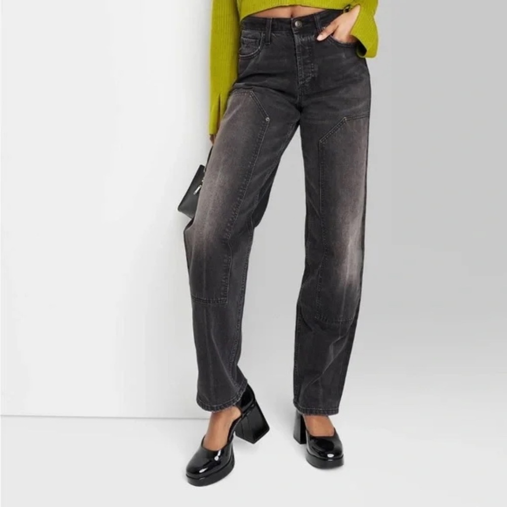 WILD FABLE High Rise Straight Carpenter Jeans